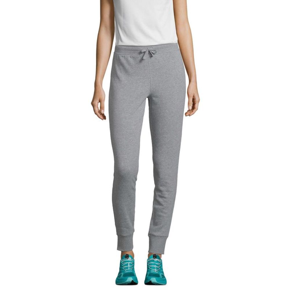 SOLS Womens/Ladies Jet Melange Sweatpants / Grey Melange